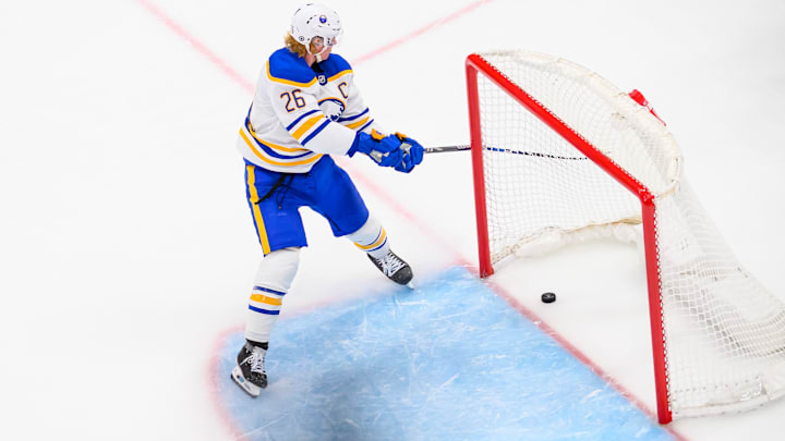 Buffalo Sabres captain Rasmus Dahlin Buffalo Sabres captain Rasmus Dahlin