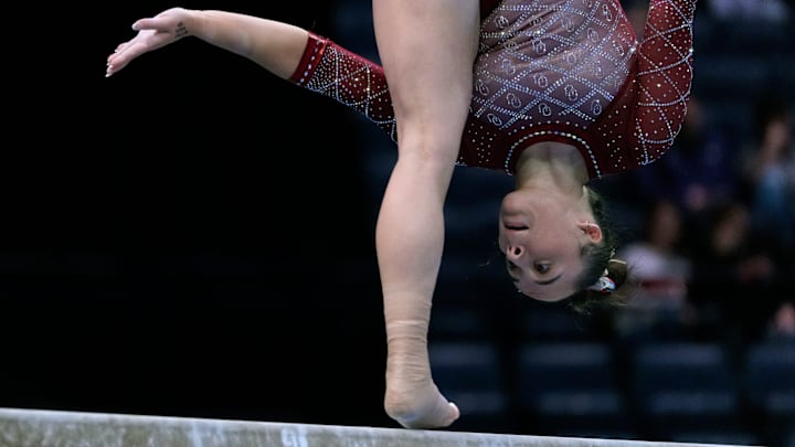 Oklahoma gymnast Faith Torrez