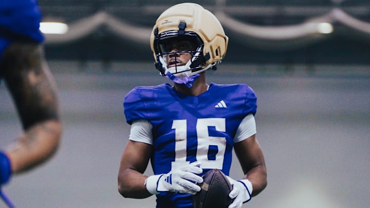 Justice Williams had a productive spring football showing for the UW. 