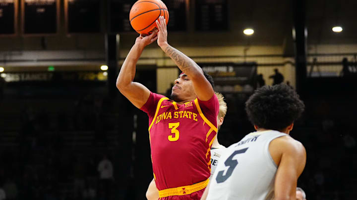 Tamin Lipsey and Iowa State are a No. 1 seed in the latest ESPN Bracketology for the NCAA Tournament.