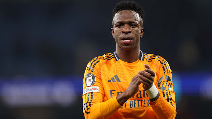 Vinicius Junior a été impliqué sur deux buts face à Manchester City. Vinicius Junior a été impliqué sur deux buts face à Manchester City.