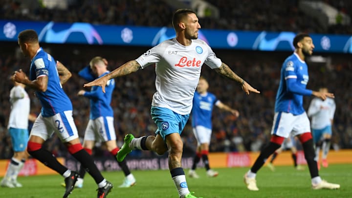 Rangers - Napoli Rangers - Napoli