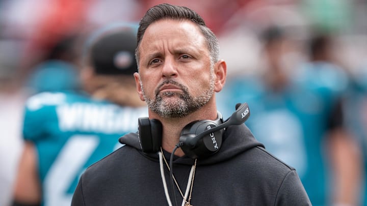 Jacksonville Jaguars defensive coordinator Anthony Campanile before the game against the San Francisco 49ers at Levi's Stadium.