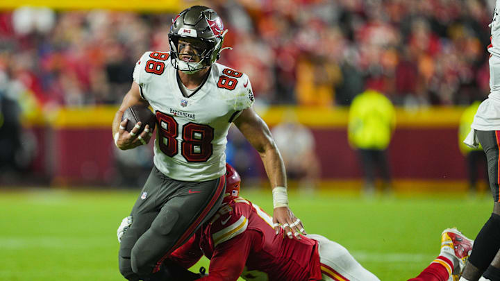 Tampa Bay Buccaneers tight end Cade Otton.