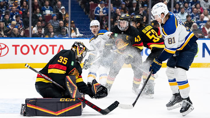 St Louis Blues v Vancouver Canucks