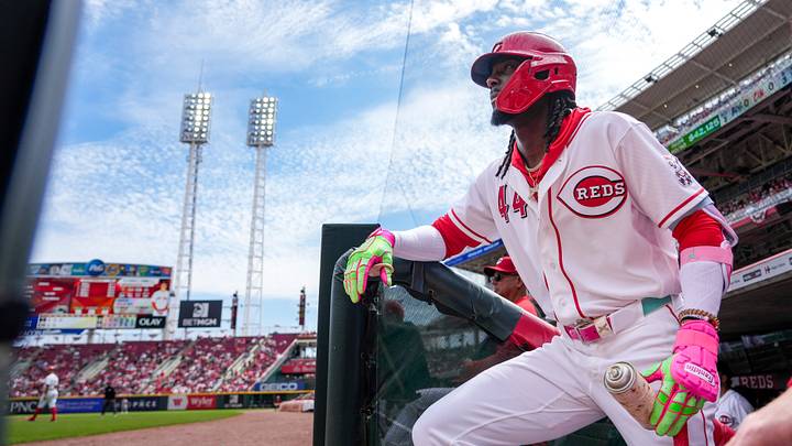 Cincinnati Reds shortstop Elly de la Cruz. Cincinnati Reds shortstop Elly de la Cruz.
