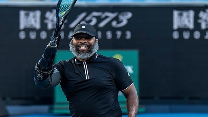 Kemit-Amon Lewis has inspired tennis fans with his unbelievable story. 