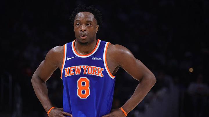 Knicks forward O.G. Anunoby was diagnosed with a hamstring strain on Thursday.