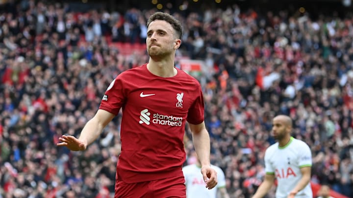 Diogo Jota came off the bench to score the winner for Liverpool against Tottenham last Sunday but is a doubt for the game against Fulham