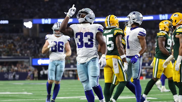 Dallas Cowboys running back Javonte Williams.