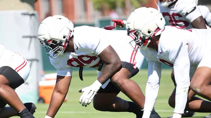 Alabama Defensive Lineman Terrance Green (99) during practice at Thomas-Drew Practice Fields in Tuscaloosa, AL on Thursday, Apr 9, 2026. Alabama Defensive Lineman Terrance Green (99) during practice at Thomas-Drew Practice Fields in Tuscaloosa, AL on Thursday, Apr 9, 2026.