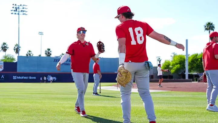 Utah Utes Baseball vs. University of Arizona Wildcats at Hi Corbett Field in Tucson, AZ on Friday, May 9, 2025.Sophia Kuder/Utah Athletics Utah Utes Baseball vs. University of Arizona Wildcats at Hi Corbett Field in Tucson, AZ on Friday, May 9, 2025.Sophia Kuder/Utah Athletics