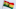 The national flag of the Republic of Ghana, fluttering in...