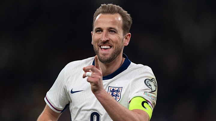 Harry Kane led England to victory over Albania.