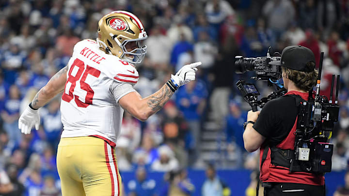 George Kittle did it all last night. 