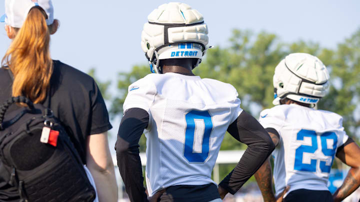 Detroit Lions cornerback Terrion Arnold. Detroit Lions cornerback Terrion Arnold.