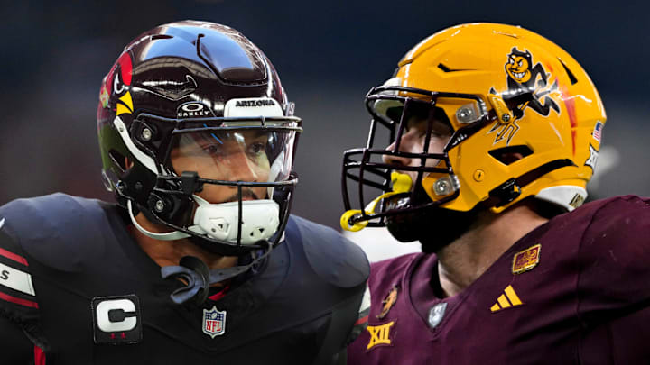 Arizona Cardinals RB James Conner and Arizona State Sun Devils RB Cam Skattebo have similar profiles