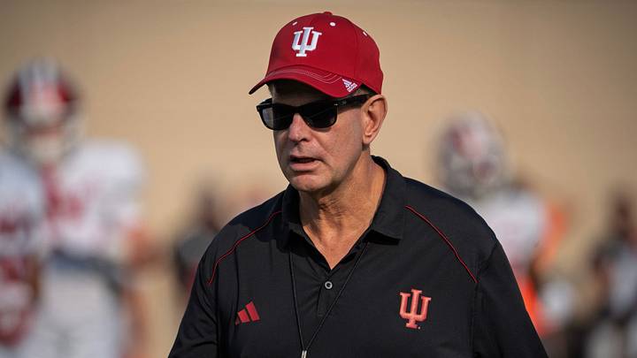 Head Coach Curt Cignetti during Indiana University's football camp practice on Thursday, Aug. 13, 2026. Head Coach Curt Cignetti during Indiana University's football camp practice on Thursday, Aug. 13, 2026.