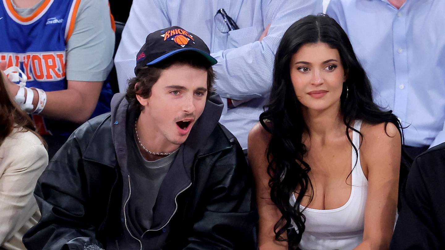 Kylie Jenner Shares Tropical Photos While Timothee Chalamet Attends Knicks-Spurs Game 2