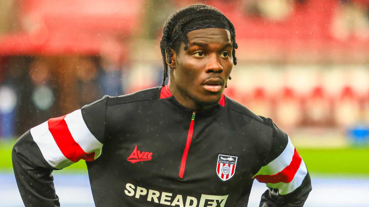 Sunderland striker Eliezer Mayenda Sunderland striker Eliezer Mayenda