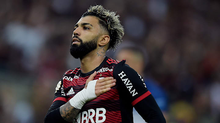 Gabi anotou o gol da vitória do Flamengo sobre o Fluminense