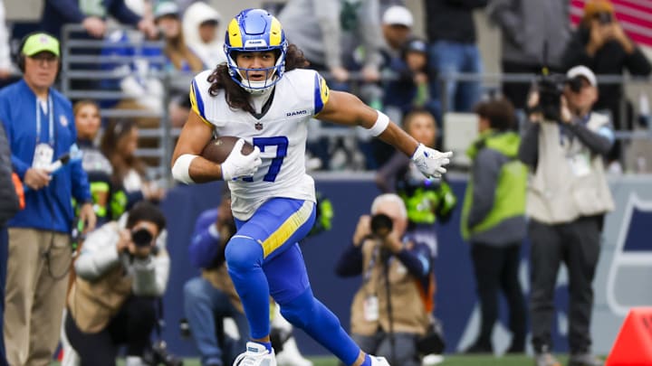 Los Angeles Rams wide receiver Puka Nacua.