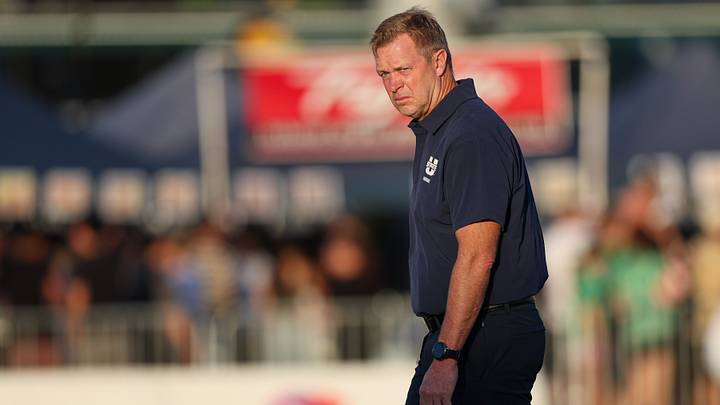 Utah State Aggies head coach Bronco Mendenhall.