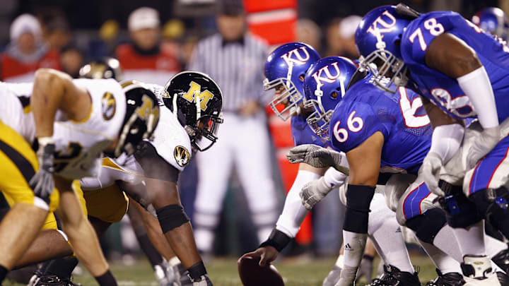 Kansas football vs Missouri in the Border War