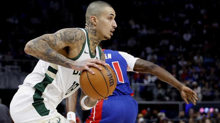 Bucks forward Kyle Kuzma is the only player to lead Milwaukee in scoring in a game Giannis Antetokounmpo started and finished. Bucks forward Kyle Kuzma is the only player to lead Milwaukee in scoring in a game Giannis Antetokounmpo started and finished.