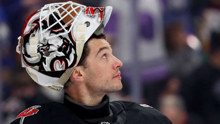 Buffalo Sabres goalie Alex Lyon