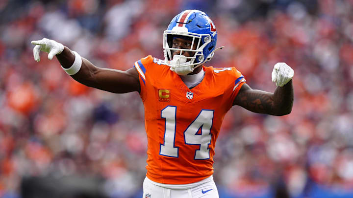 Denver Broncos wide receiver Courtland Sutton is a great prop target on Sunday night. 