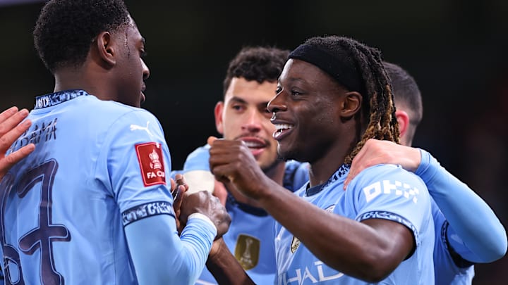 Jeremy Doku ran riot on the flanks Jeremy Doku ran riot on the flanks