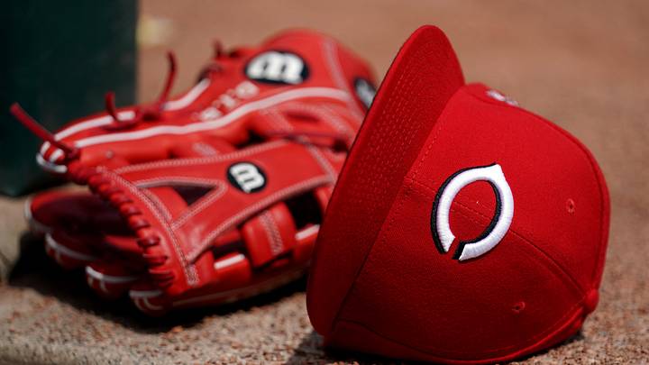 Apr 11, 2019; Cincinnati, OH, USA; A view of a New Era on field Reds hat in the game of the Miami Marlins against the Cincinnati Reds at Great American Ball Park. Mandatory Credit: Aaron Doster-USA TODAY Sports Apr 11, 2019; Cincinnati, OH, USA; A view of a New Era on field Reds hat in the game of the Miami Marlins against the Cincinnati Reds at Great American Ball Park. Mandatory Credit: Aaron Doster-USA TODAY Sports