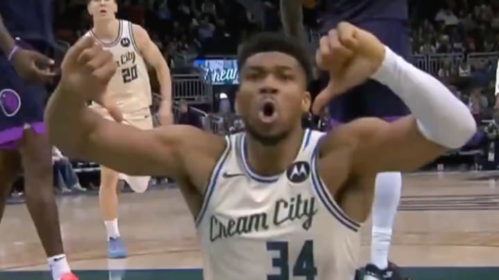 Antetokounmpo gave two thumbs down to Bucks fans' boos. Antetokounmpo gave two thumbs down to Bucks fans' boos.