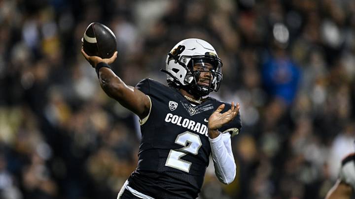 Shedeur Sanders con los Colorado Buffalos en la NCAA. Shedeur Sanders con los Colorado Buffalos en la NCAA.