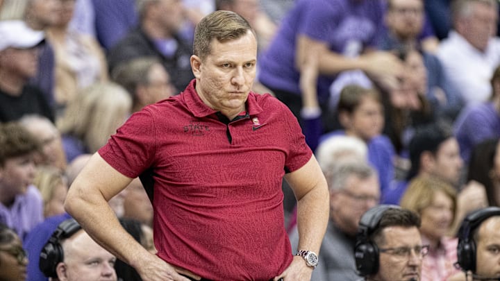 Iowa State Cyclones coach TJ Otzelberger is shown in 2024.