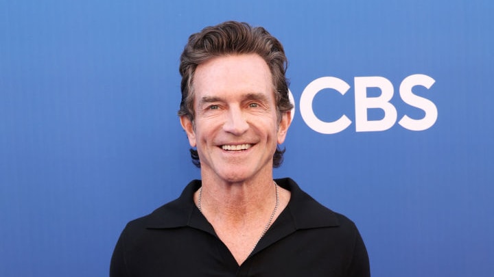 Jeff Probst looking happy on the red carpet