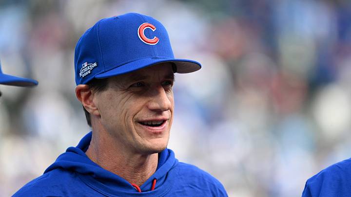 Sep 24, 2026; Chicago, Illinois, USA;  Chicago Cubs manager Craig Counsell (11) after the team clinched a playoff spot after the game against the Miami Marlins at Wrigley Field.  Mandatory Credit: Matt Marton-Imagn Images