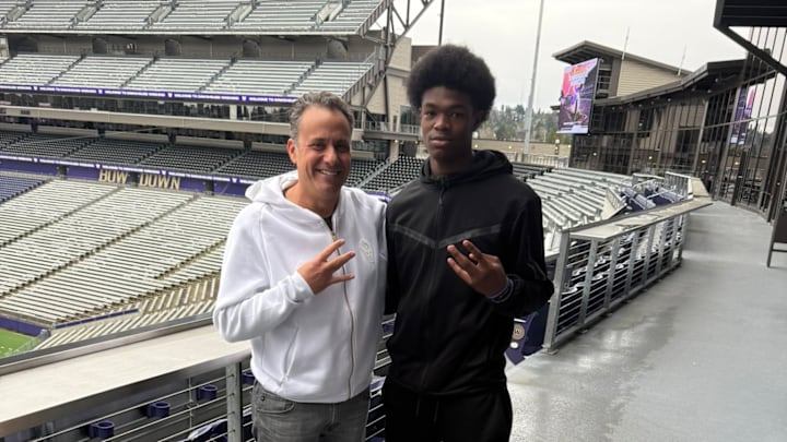 Jedd Fisch and Chase Calicut at UW Junior Day on March 8.