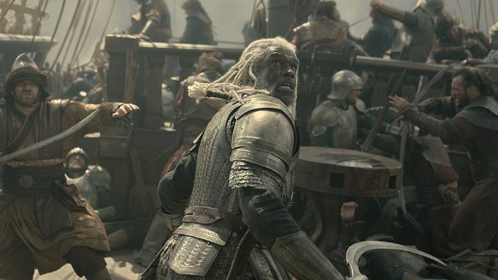 Steve Toussaint (Corlys Velaryon) in House of the Dragon season 3. Steve Toussaint (Corlys Velaryon) in House of the Dragon season 3.