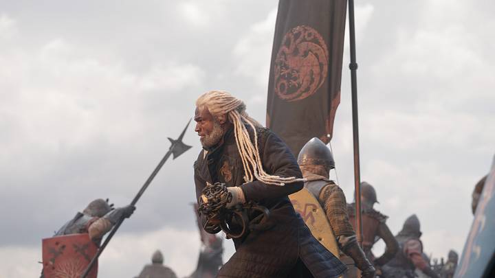 Steve Toussaint (Corlys Velaryon) in House of the Dragon season 3 episode 8.