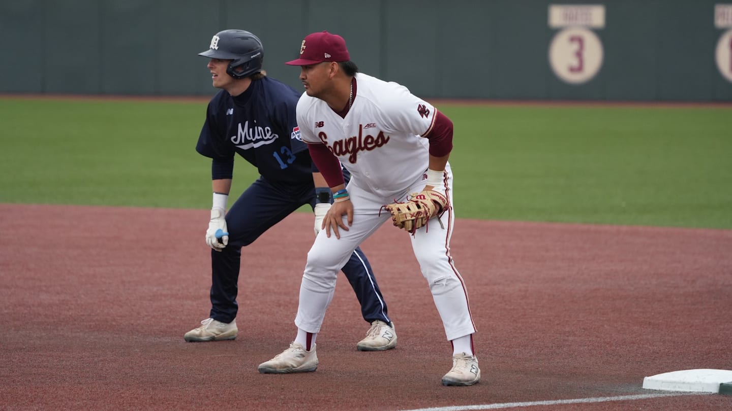 Late Surge Gives No. 22 Boston College Baseball Midweek Win Over Maine