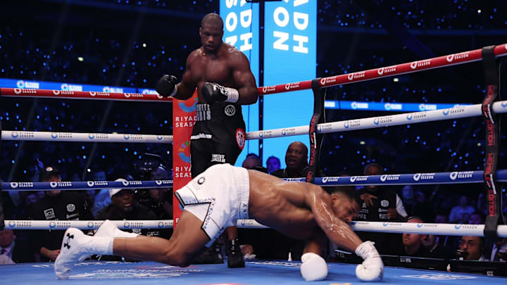 Anthony Joshua suffered a devastating loss after a knockout punch by Daniel Dubois at Wembley stadium on Saturday night