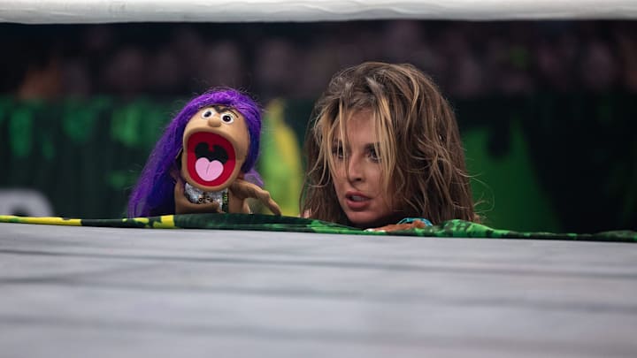 Harley Cameron and Mini Mone at Grand Slam Harley Cameron and Mini Mone at Grand Slam