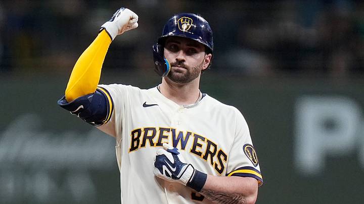 Garrett Mitchell and the Brewers are road favorites in St. Louis. Garrett Mitchell and the Brewers are road favorites in St. Louis.