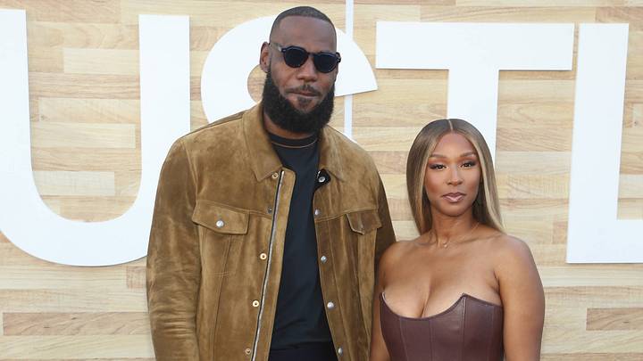 NBA star LeBron James and his wife, Savannah James.