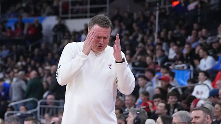 Kansas Jayhawks head coach Bill Self during the NCAA tournament. 