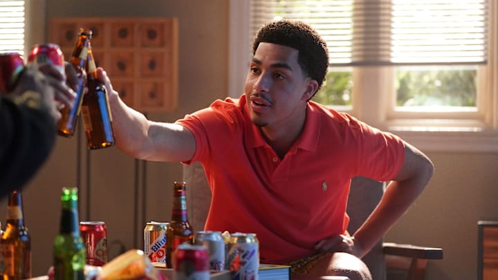 GROWN-ISH - ÒShoot My ShotÓ Ð The crew hits up a music festival before parting ways for the summer. After lunch with his dad, Andre suffers from Òanalysis paralysisÓ about choosing a major, his relationship with Annika, and his plans for the upcoming school year. (Freeform/Mike Taing)
MARCUS SCRIBNER