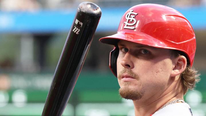 Apr 28, 2026; Pittsburgh, Pennsylvania, USA; St. Louis Cardinals third baseman Nolan Gorman (16) looks on from the dugout against the Pittsburgh Pirates during the fifth inning at PNC Park. Mandatory Credit: Charles LeClaire-Imagn Images Apr 28, 2026; Pittsburgh, Pennsylvania, USA; St. Louis Cardinals third baseman Nolan Gorman (16) looks on from the dugout against the Pittsburgh Pirates during the fifth inning at PNC Park. Mandatory Credit: Charles LeClaire-Imagn Images