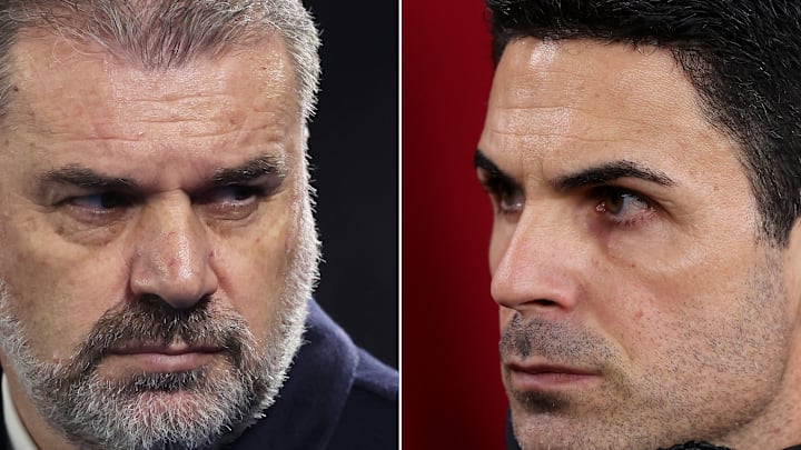 Mikel Arteta and Ange Postecoglou will go head-to-head again on Saturday